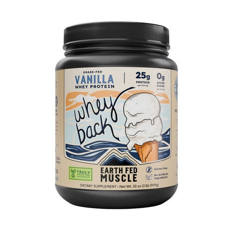 Earth Fed Muscle, Earth Fed Muscle Grass Fed Whey Isolate, 2 Lbs Earth Fed Muscle