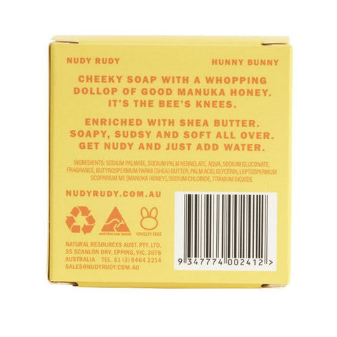 Nudy Rudy, Hunny Bunny Soap Bar, 4.2 Oz Nudy Rudy