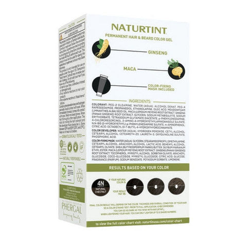 Naturtint, Men's Permanent Hair Color 4N Natural Chestnut, 5.75 Oz Naturtint