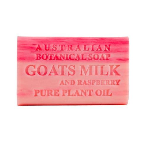 Australian Botanical Soap, Goats Milk With Raspberry Bar Soap, 6.6 Oz Australian Botanical Soap