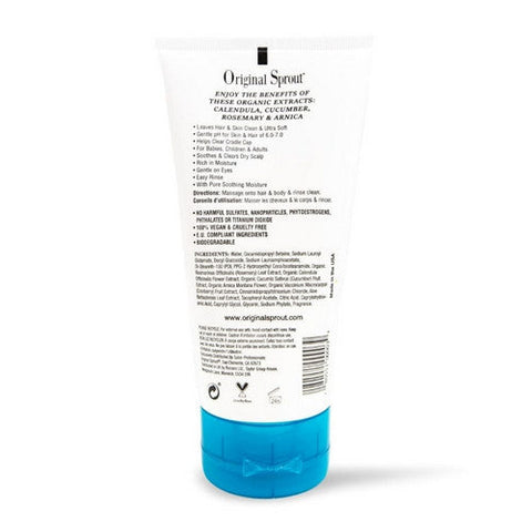 Original Sprout, Classic Hair And Body Babywash, 4 Oz Original Sprout