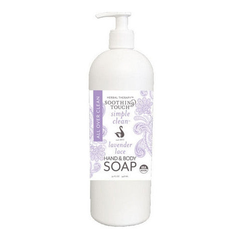 Soothing Touch, Hand And Body Soap Lavender Lace, 32 Oz Soothing Touch