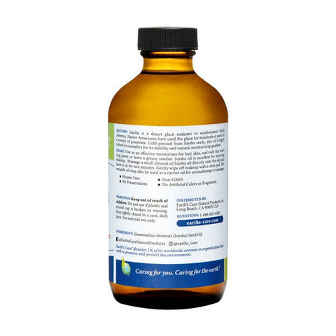 Earth's Care, Jojoba Oil, 8 Oz Earth's Care