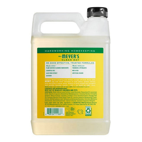 Mrs. Meyers Clean Day, Honeysuckle Dish Soap Refill, 48 Oz Mrs. Meyers Clean Day