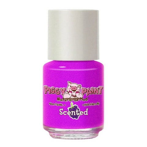 Piggy Paint, Grouchy Grape Scented Nail Polish, 0.25 Oz Piggy Paint