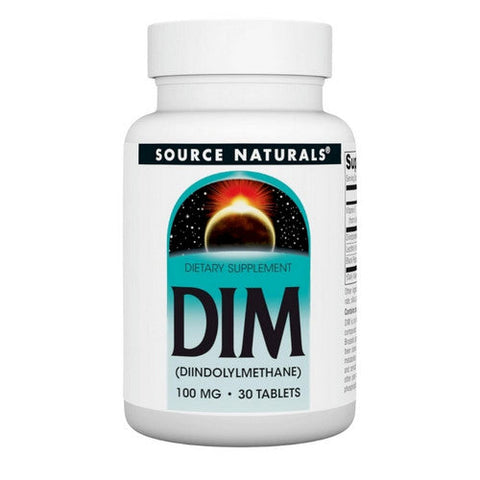 Source Naturals, Dim, 100 MG, (Diindolylmethane) 30 Tabs Source Naturals