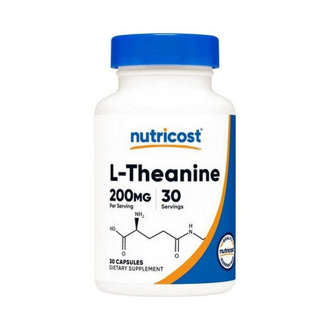 Nutricost, L-Theanine Capsules, 200 Mg, 30 Count Nutricost
