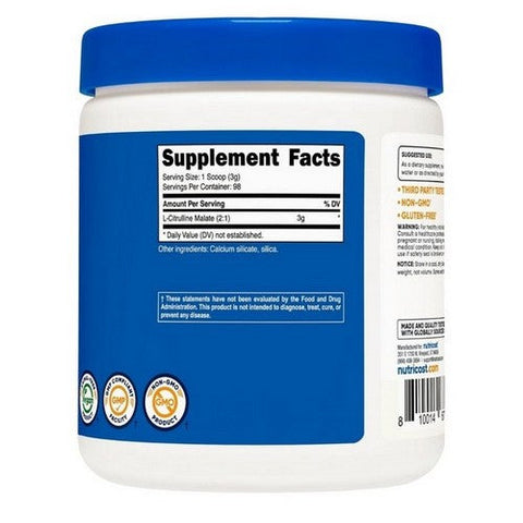 Nutricost, L-Citrulline Malate (2:1) Powder, 300 Grams Nutricost