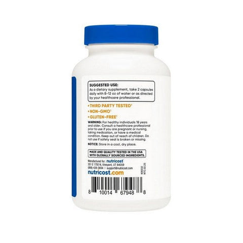 Nutricost, Resveratrol Capsules, 700 Mg, 120 Count Nutricost