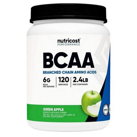 Nutricost, BCAA Powder Green Apple, 120 Servings Nutricost