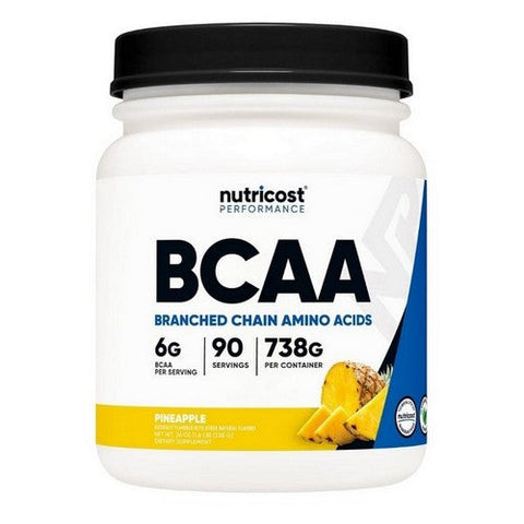 Nutricost, BCAA Powder Pineapple, 90 Servings Nutricost