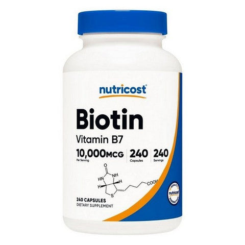 Nutricost, Biotin Capsules, 10 Mg, 240 Count Nutricost