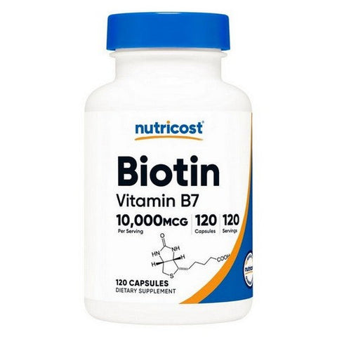 Nutricost, Biotin Capsules, 10 Mg, 120 Count Nutricost