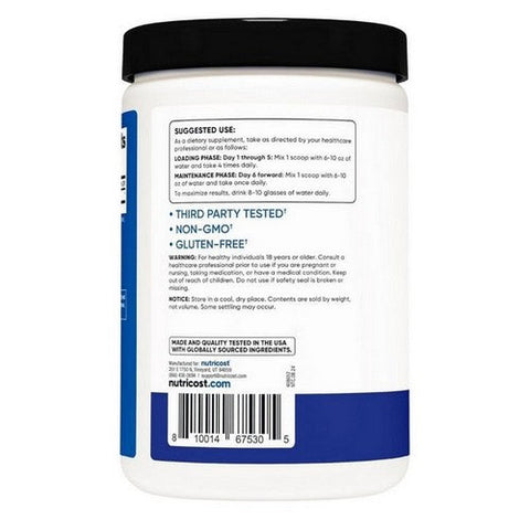 Nutricost, Performance Creatine Monohydrate Blue Raspberry, 500 Grams Nutricost