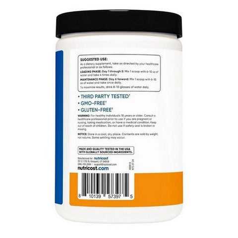 Nutricost, Performance Creatine Monohydrate Mandarin Orange, 500 Grams Nutricost