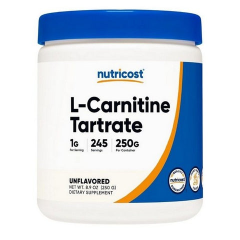 Nutricost, L-Carnitine Tartrate Powder, 250 Grams Nutricost