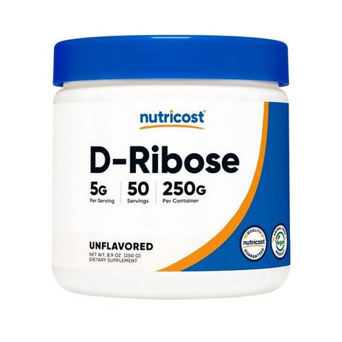 Nutricost, D-Ribose Unflavoured, 250 Grams Nutricost