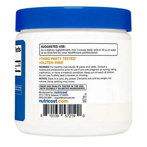 Nutricost, L-Theanine Powder, 100 Grams Nutricost