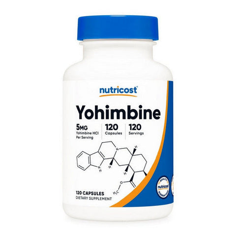 Nutricost, Yohimbine HCL Capsules, 5 Mg, 120 Count Nutricost