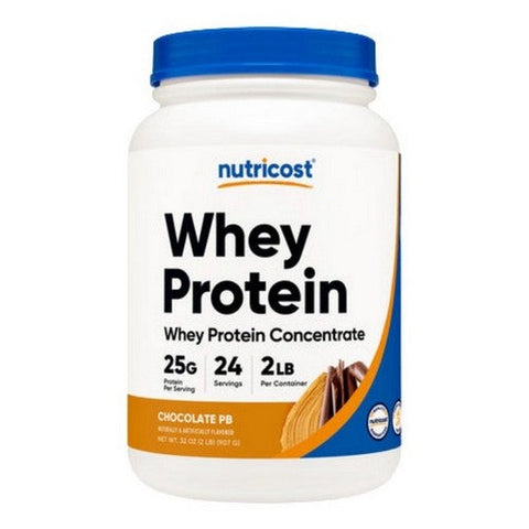 Nutricost, Whey Protein Concentrate Powder Chocolate Peanut Butter, 2 Lbs Nutricost