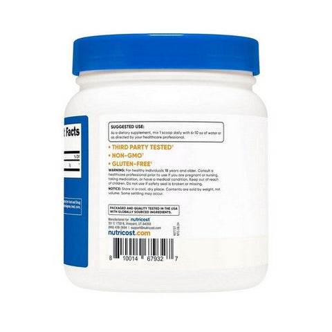 Nutricost, L-Citrulline Unflavoured, 600 Grams Nutricost