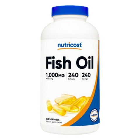 Nutricost, Fish Oil Softgels, 1000 Mg, 240 Count Nutricost