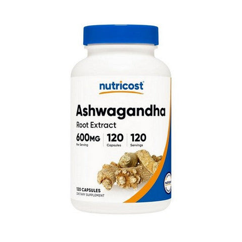 Nutricost, Ashwagandha Root Extract, 600 Mg, 120 Count Nutricost