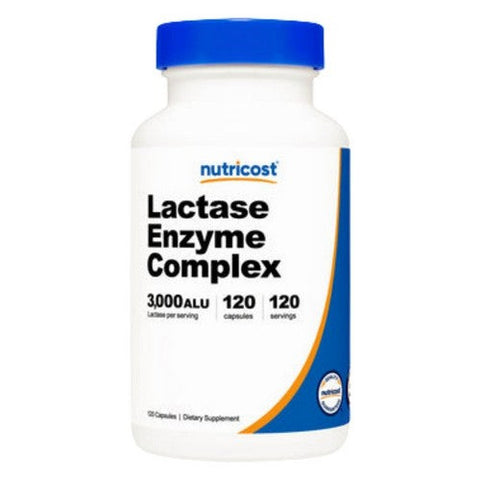 Nutricost, Lactase Enzyme Complex, 3000 Alu, 120 Caps Nutricost