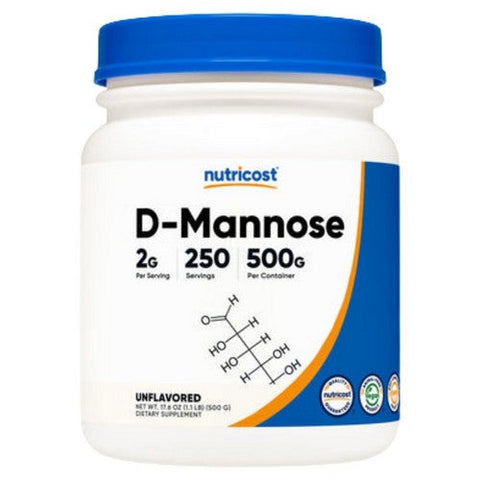 Nutricost, D-Mannose Powder, 500 Grams Nutricost
