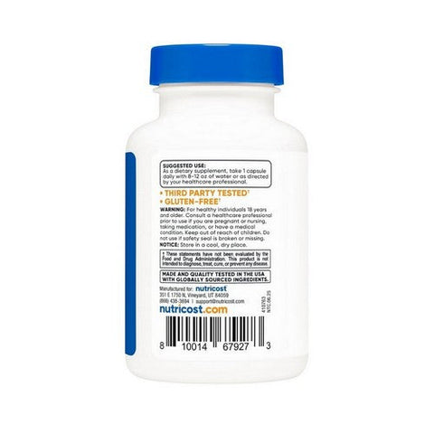 Nutricost, Ksm-66 Ashwagandha Root Extract, 600 Mg, 60 Count Nutricost