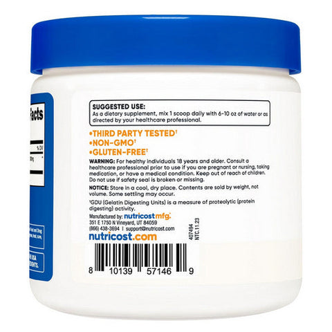 Nutricost, Bromelain Powder, 8 Oz Nutricost