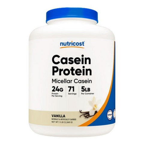 Nutricost, Casein Protein Powder Vanilla, 5 Lbs Nutricost
