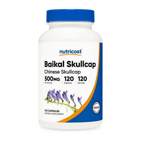 Nutricost, Baikal Skullcap Capsules, 500 Mg, 120 Count Nutricost