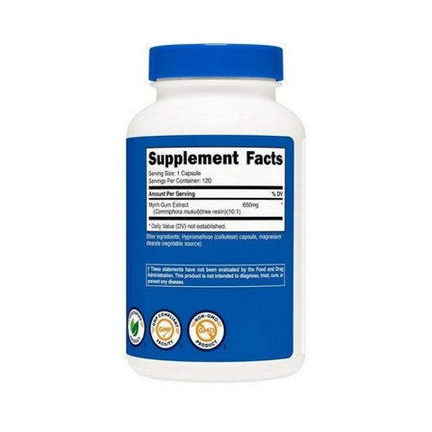 Nutricost, Myrrh Extract Capsules, 650 Mg, 120 Count Nutricost