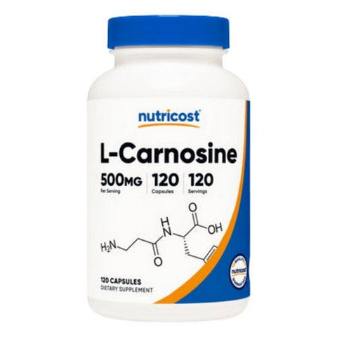Nutricost, L-Carnosine Capsules, 500 Mg, 120 Count Nutricost