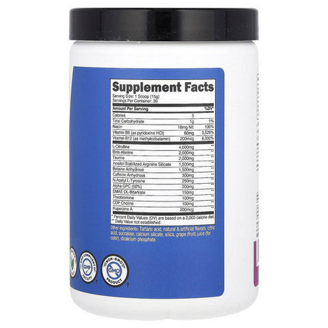 Nutricost, Pre-X Complex Grape, 30 Serving Nutricost