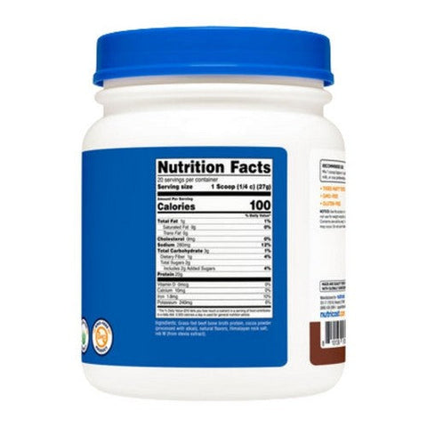 Nutricost, Beef Bone Broth Protein Chocolate, 20 Servings Nutricost