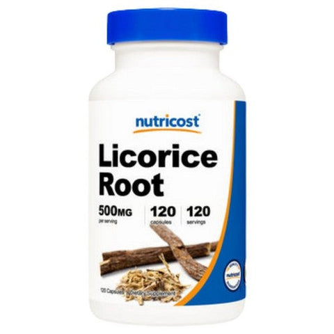 Nutricost, Licorice Root Capsules, 500 Mg, 120 Count Nutricost
