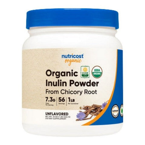Nutricost, Organic Inulin Powder, 1 Lb Nutricost