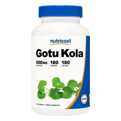Nutricost, Gotu Kola Capsules, 500 Mg, 180 Count Nutricost