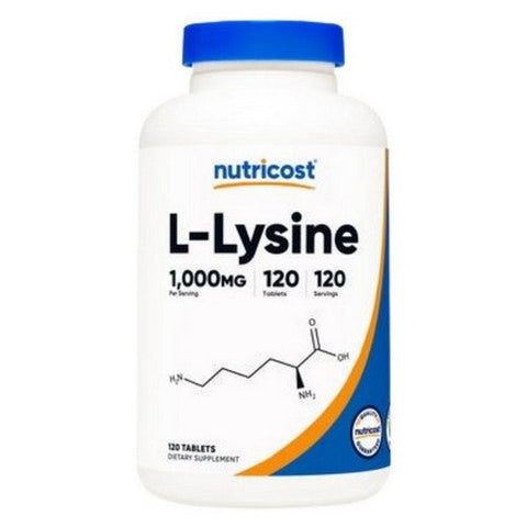 Nutricost, L-Lysine Tablets, 1000 Mg, 120 Count Nutricost