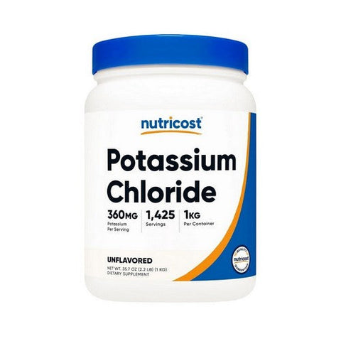Nutricost, Potassium Chloride Unflavoured, 1 Kg Nutricost