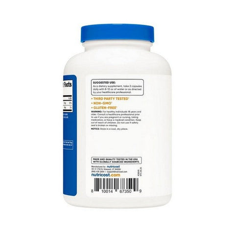 Nutricost, Potassium Plus Magnesium, 210 Mg, 240 Caps Nutricost