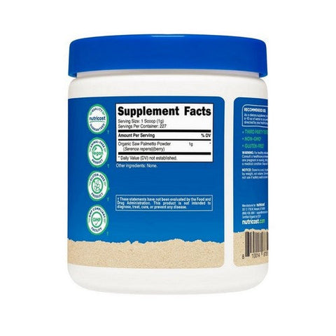 Nutricost, Organic Saw Palmetto Unflavoured, 8 Oz Nutricost