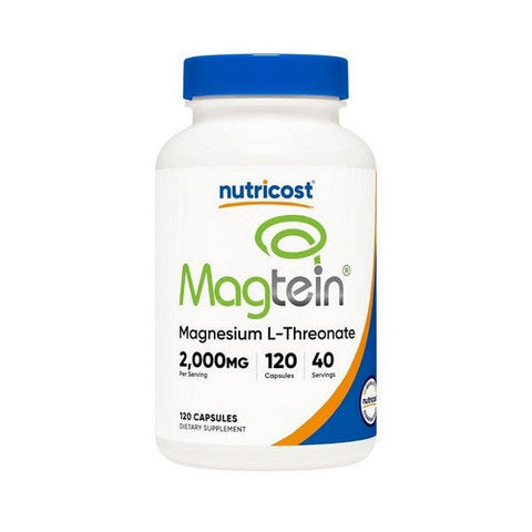 Nutricost, Magtein Magnesium L-Threonate, 2000 Mg, 120 Caps Nutricost
