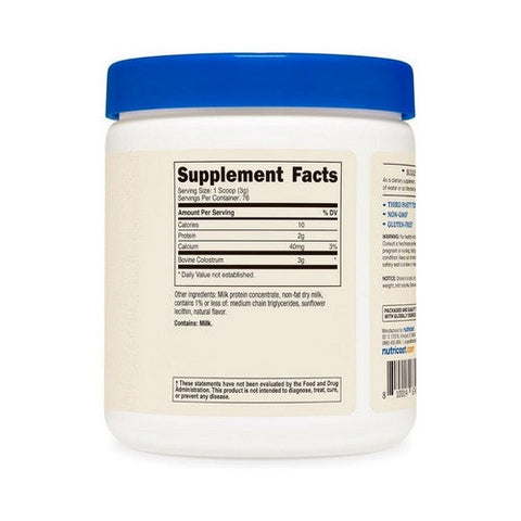 Nutricost, Colostrum Unflavoured, 8 Oz Nutricost