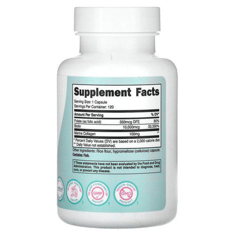 Nutricost, Biotin for Women Capsules, 10 Mg, 120 Count Nutricost