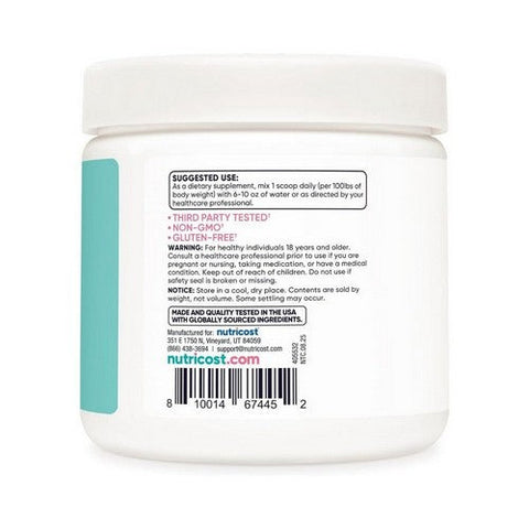 Nutricost, Women Creatine Unflavoured, 50 Servings Nutricost