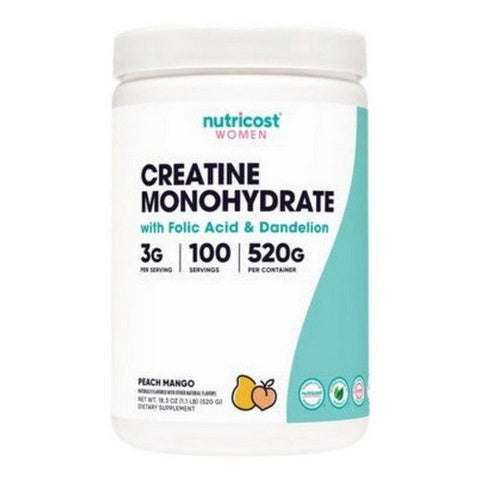 Nutricost, Creatine Monohydrate for Women Peach Mango, 100 Servings Nutricost