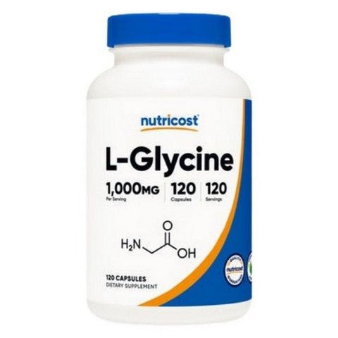 Nutricost, L-Glycine Capsules, 1000 Mg, 120 Count Nutricost